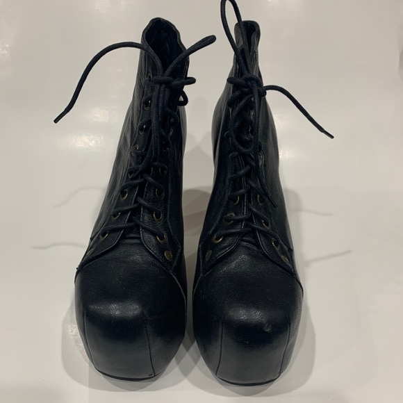 Jeffery Campbell Lita platform heeled lace bootie - Picture 6 of 8